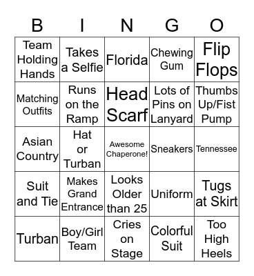 2017 ISEF Special Awards Bingo Card