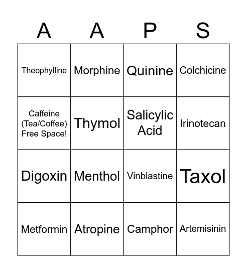 Plant Bingo! Bingo Card