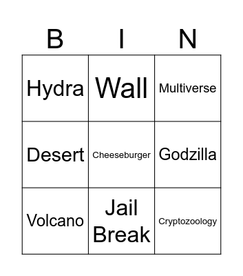 Infinite Craft Bingo Card