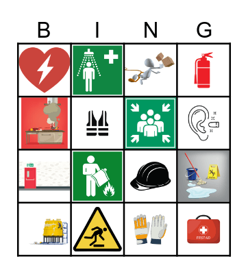 WORK HEALTH & SAFETY Bingo Card