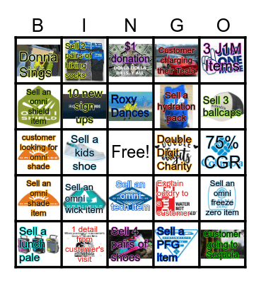 Tejon 420 Bingo Card