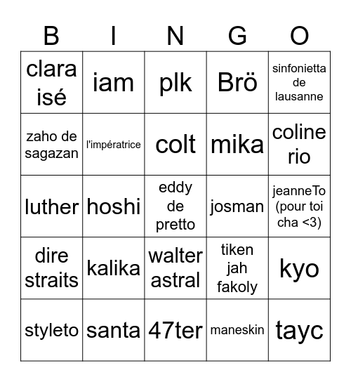 paleo 2024 eti Bingo Card