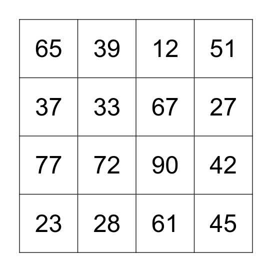 Kinlochlovin' Bingo Card