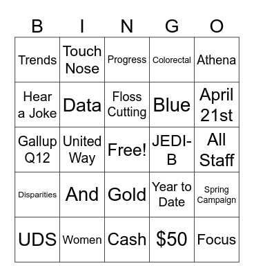 EIHC Bingo Card