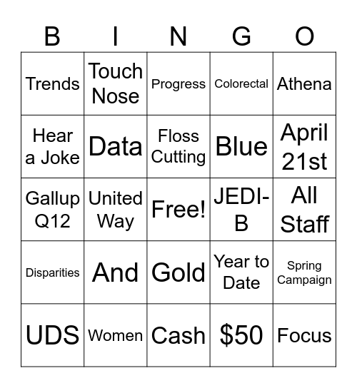 EIHC Bingo Card