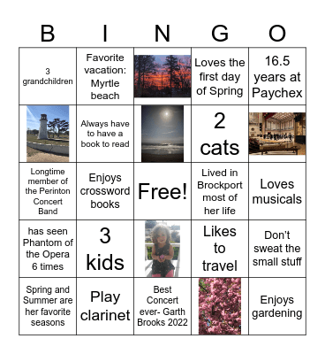 Kathie Birthday BINGO Card