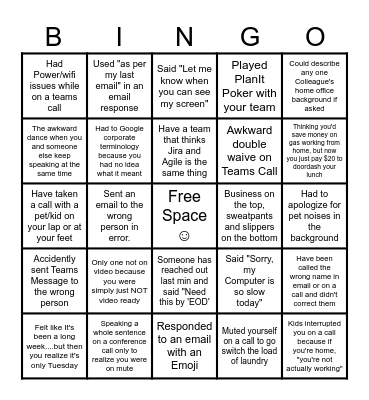 3/13 - SM COP Lifestyle Bingo Card