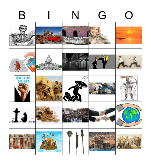 La gente indígena Bingo Card