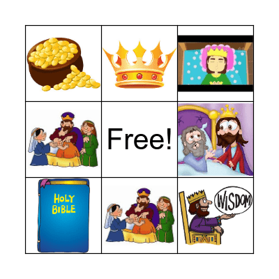 King Solomon Bingo Card