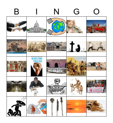 La gente indígena Bingo Card