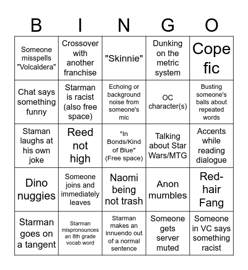 Writer's Workshop (My version) Bingo Card