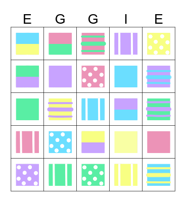 FSMP Easter Egg Hunt Bingo Card