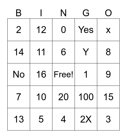 SPRING SPECTACULAR Bingo Card