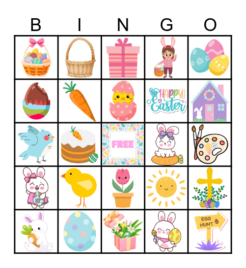 Easter Bingo Card