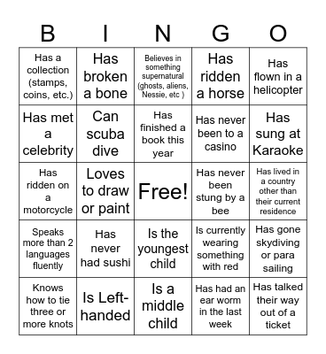 PL Bingo2 Bingo Card