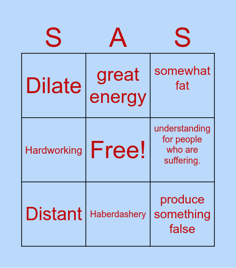 Bing-CLUES Bingo Card