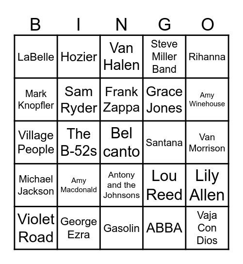 💰Bingo 60💰 Bingo Card