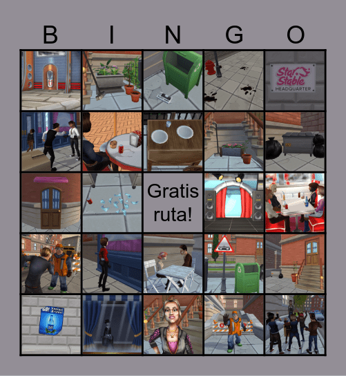 Silent Swans bingo Card
