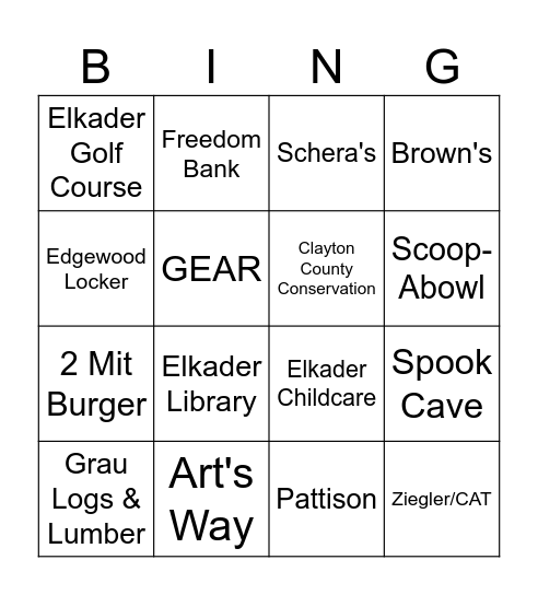 Find the Business Bingo Card