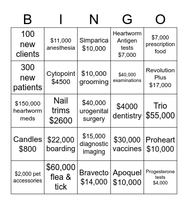 APRIL 2024 BINGO Card