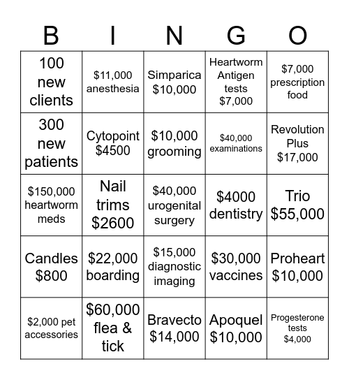 APRIL 2024 BINGO Card