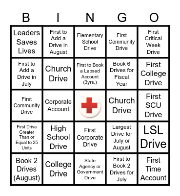 DRD ~ Midland's Team Bingo Card