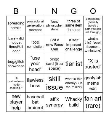 r/Deadcells bingo Card