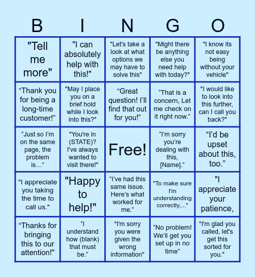 EMPATHY RULES SUPPORT Bingo Card