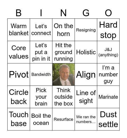 Alan Bingo Card