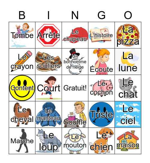 End of the year Bingo Card