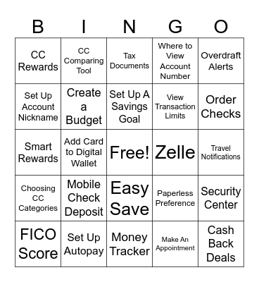Cobrowse Bingo Card