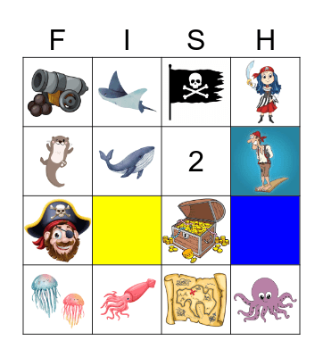 Ocean Bingo Card