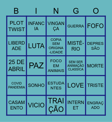 MONSTRINHA Bingo Card