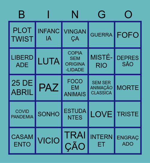 MONSTRINHA Bingo Card
