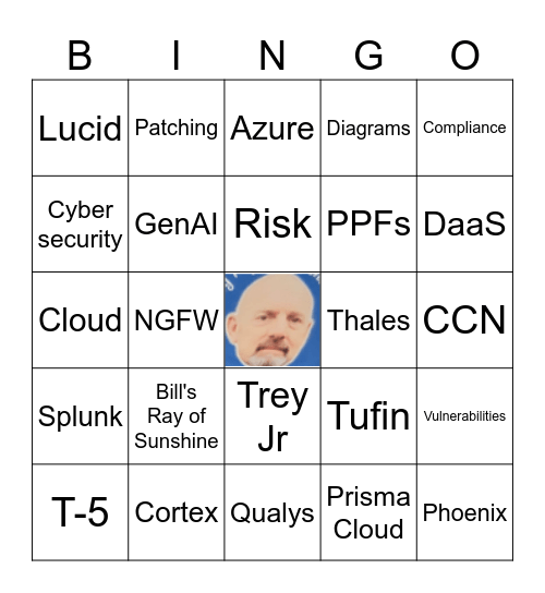 T-5 Security Bingo Card