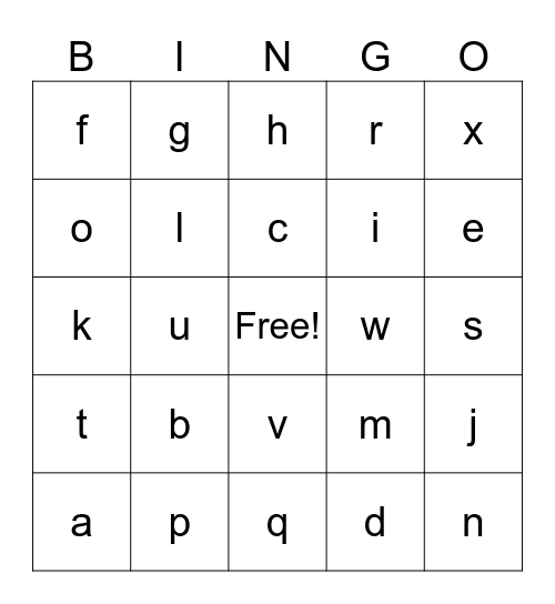 BingDoll Bingo Card