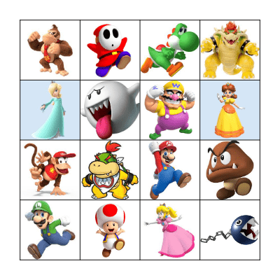 MARIO BINGO! Bingo Card