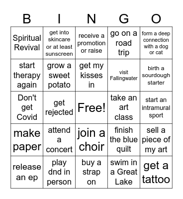 2024 Bingo Card