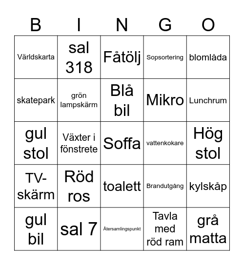 Skjortan Bingo Card