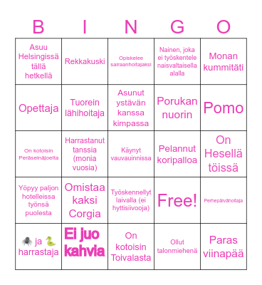 BINGO TIME! Bingo Card