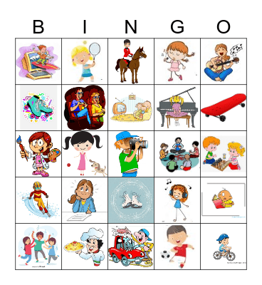 Meine Hobbys Bingo Card