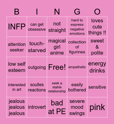 AlinUntitled Bingo Card