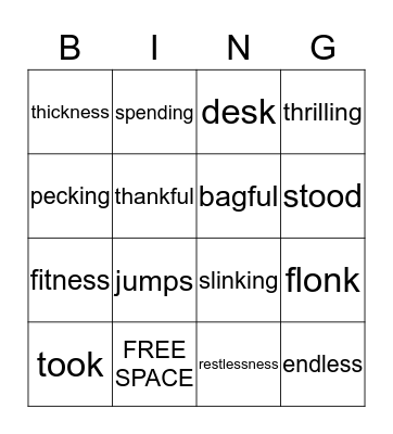 Review PM 4 Bingo Card