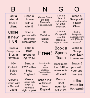 Spring into Action Closing Week Q1! Bingo Card