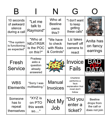 Nike Bingo Card