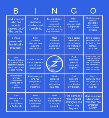 ZogCulture Human Bingo Card