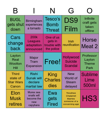 2024 BINGO Card