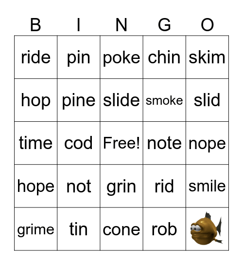 Magic e BINGO! Bingo Card