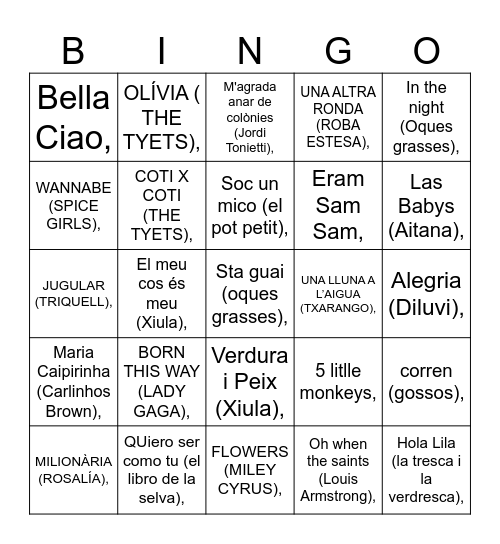 8Mar Nova Bingo Card