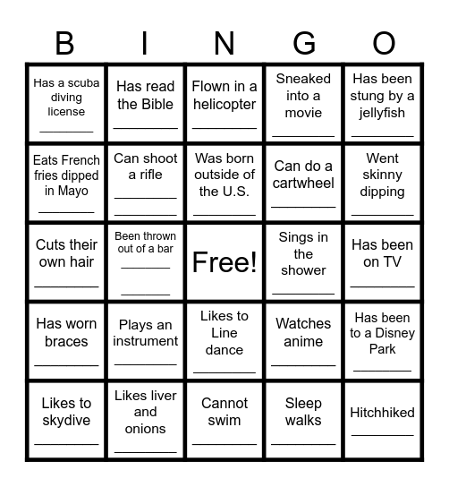 LAB WEEK 2024 Bingo Card